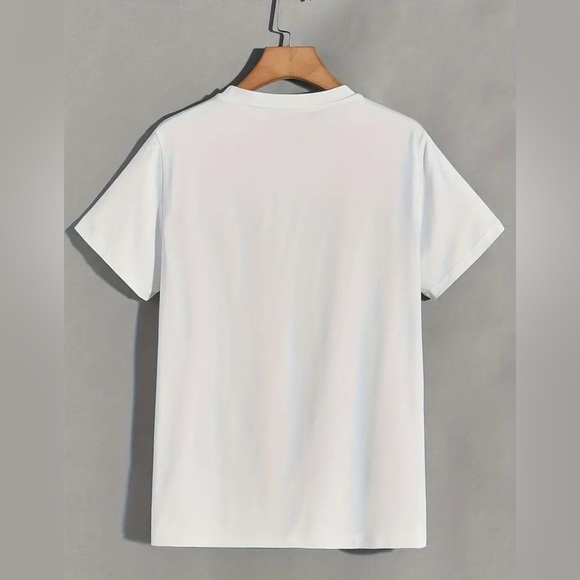 Graphic White and Red Short Sleeve Tee - Picture 7 of 7